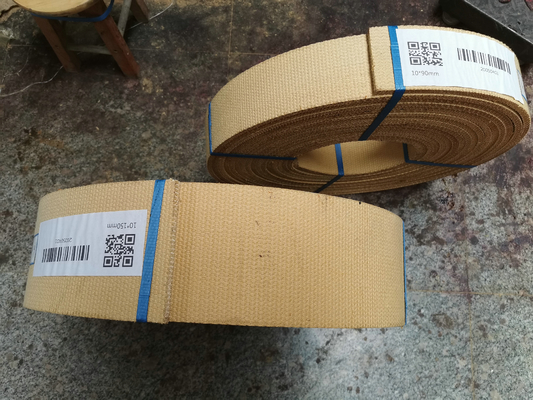 Non Asbestos Yarn Brake Lining Roll With Brass Wire Inside Brown