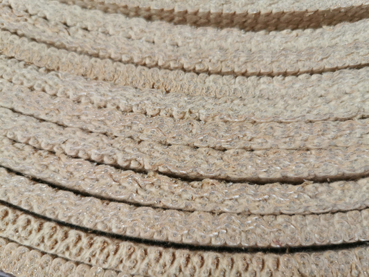 Flexible Brake Lining Non Asbestos Brown Brass Wire