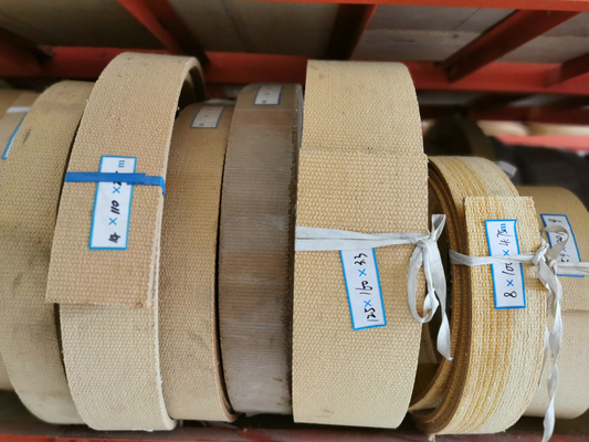 Asbtestos Free Brass Wire Inserted Ship Anchor Brake Lining Roll